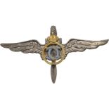 Military Pilot Badge, King Carol II Model, Regency 1931-1940