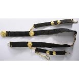 Soviet, Navy Officer parade belt and buckle and hanger dagger, 1960-1980