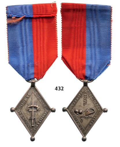 Revolutionary Medal for the French Guards Conquerors of the Bastille