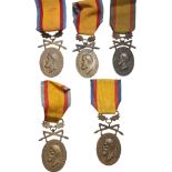 Manhood and Loyalty Medal, 3rd Class, Military