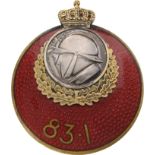 Badge of the 83rd Infantry Regiment-Tribune Solomon Balint
