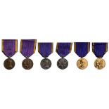 Lot of 3 Teachers Medal Set