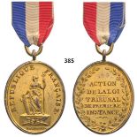 French Revolution Medal, members of the "County Court"