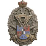 "Volunteers" badge from WW I (1916-1919), Ferdinand I Cypher