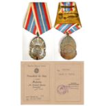 RPR - MEDAL "IN SERVICE OF THE FATHERLAND", instituted in 1957, to a Captain