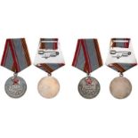 Lot of 2 Medal for Veteran of the Armed Forces of the USSR, instituted in 1976