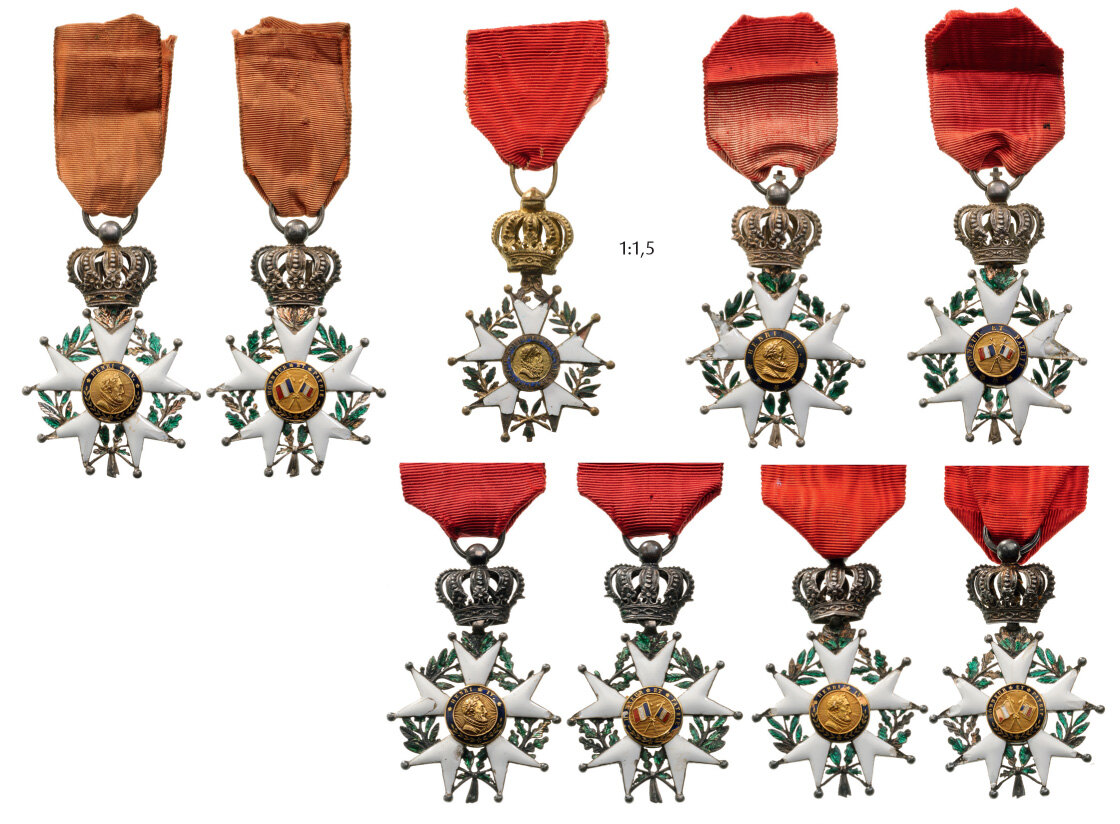 Lot of 5 ORDER OF THE LEGION OF HONOR - Image 2 of 2
