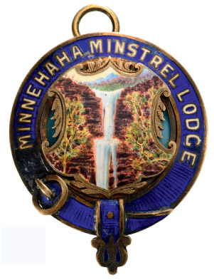 MINNEHAHA MINSTREL LODGE MEDAL - Image 3 of 4