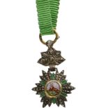 ORDER OF HOMAYOUN (SUN AND LION)