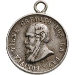 Medal for the Inauguration of the Steam Monetary Press in Potosi, 1869