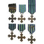 Lot of 9. The "Commemorative Cross of the 1916-1918 War", 1918