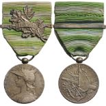 Madagascar 1883-1886 Campaign Medal, 1st Republic, instituted in 1886