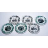 SET OF 6 PLATES