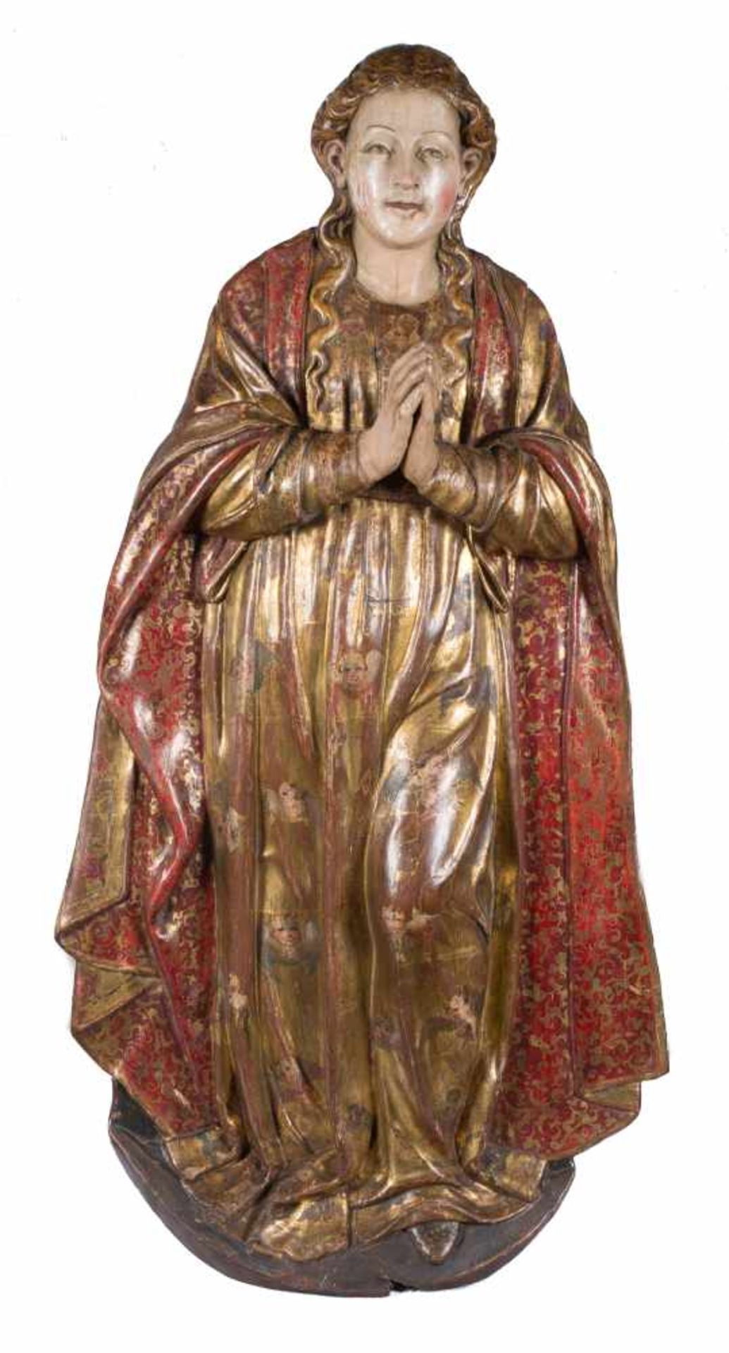 Immaculate Conception. Carved and polychromed wooden sculpture. Castilian School. Valladolid. 16th