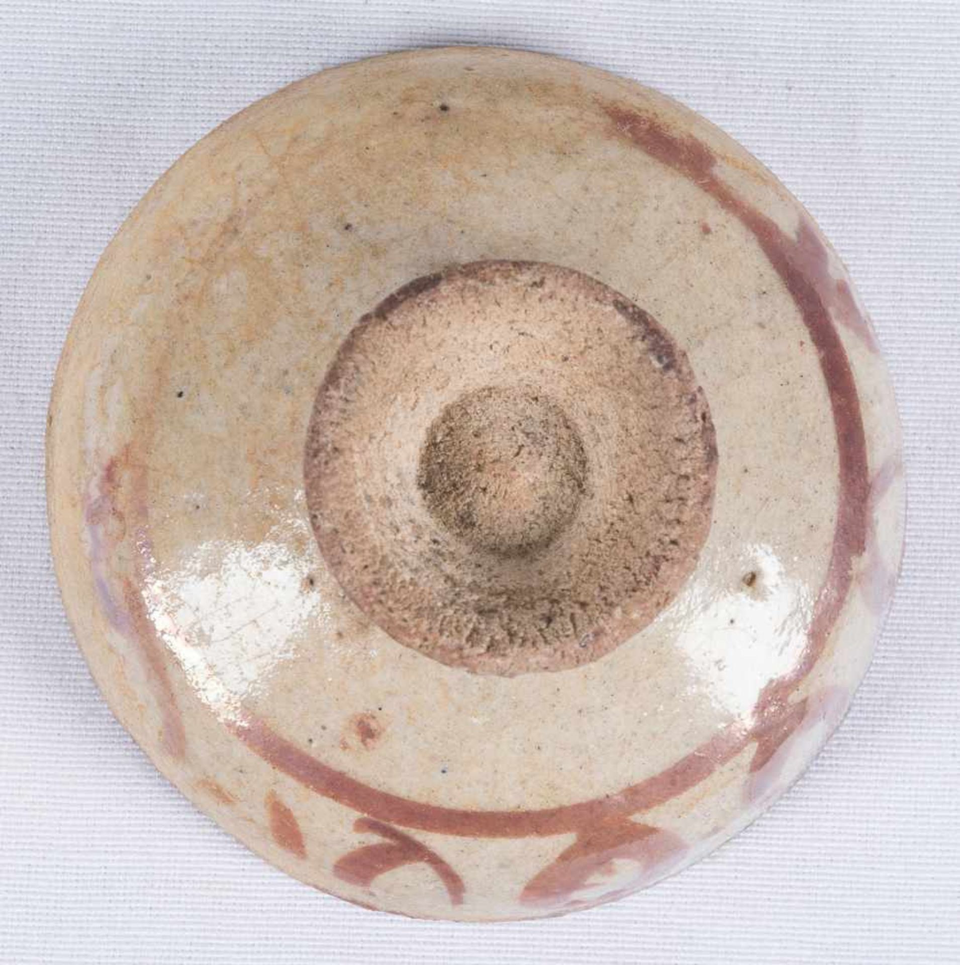 Pottery bowl. Seljuk. 12th century. 5 x 9 cm. - Bild 5 aus 5