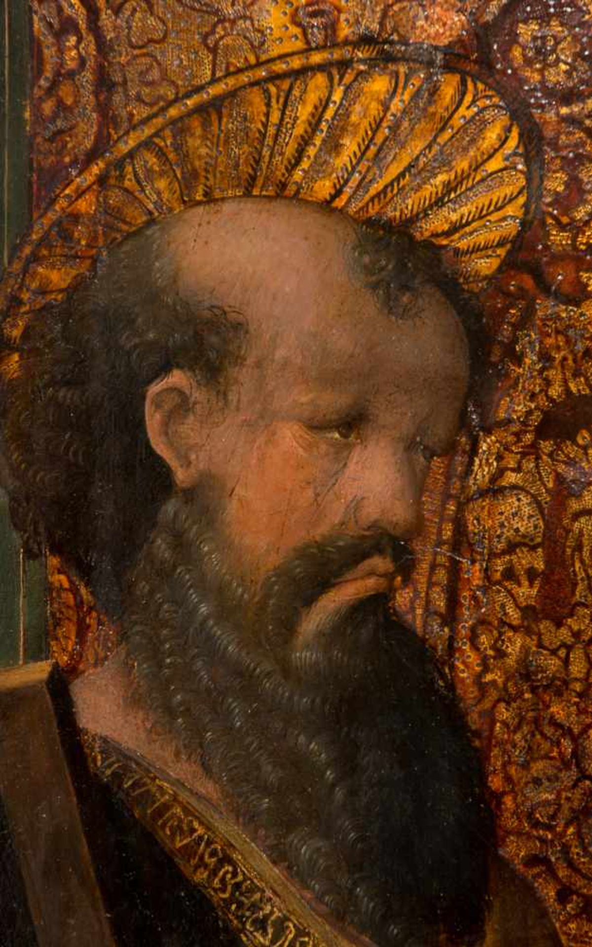 Andrés de Melgar (Benavente, c. 1500 - Santo Domingo de la Calzada, 1557) Tempera on panel. 87 x - Bild 3 aus 4