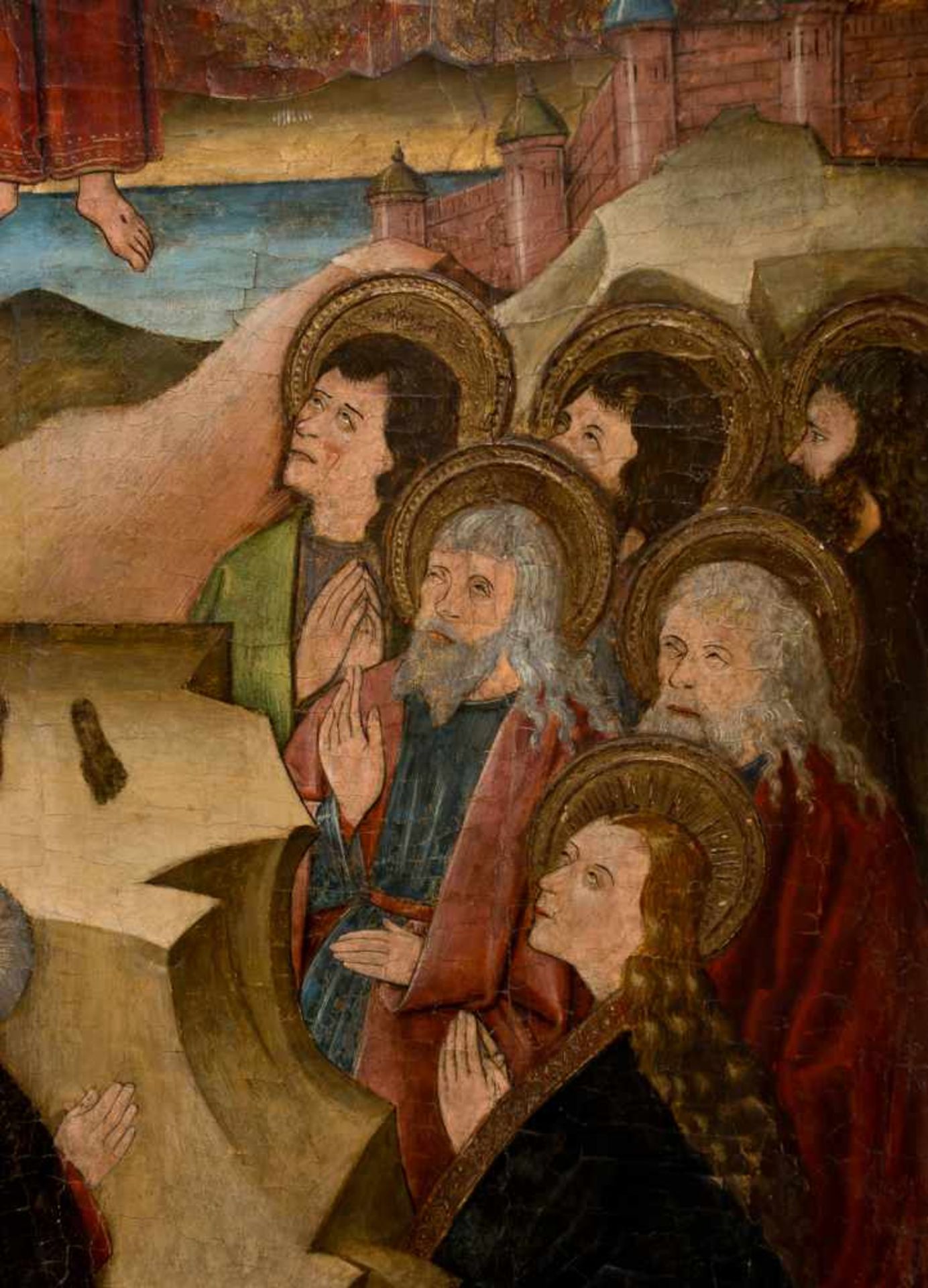 Master of Cervera de la Cañada (Active in the second half of the 15th century) "The Ascension of - Bild 3 aus 7