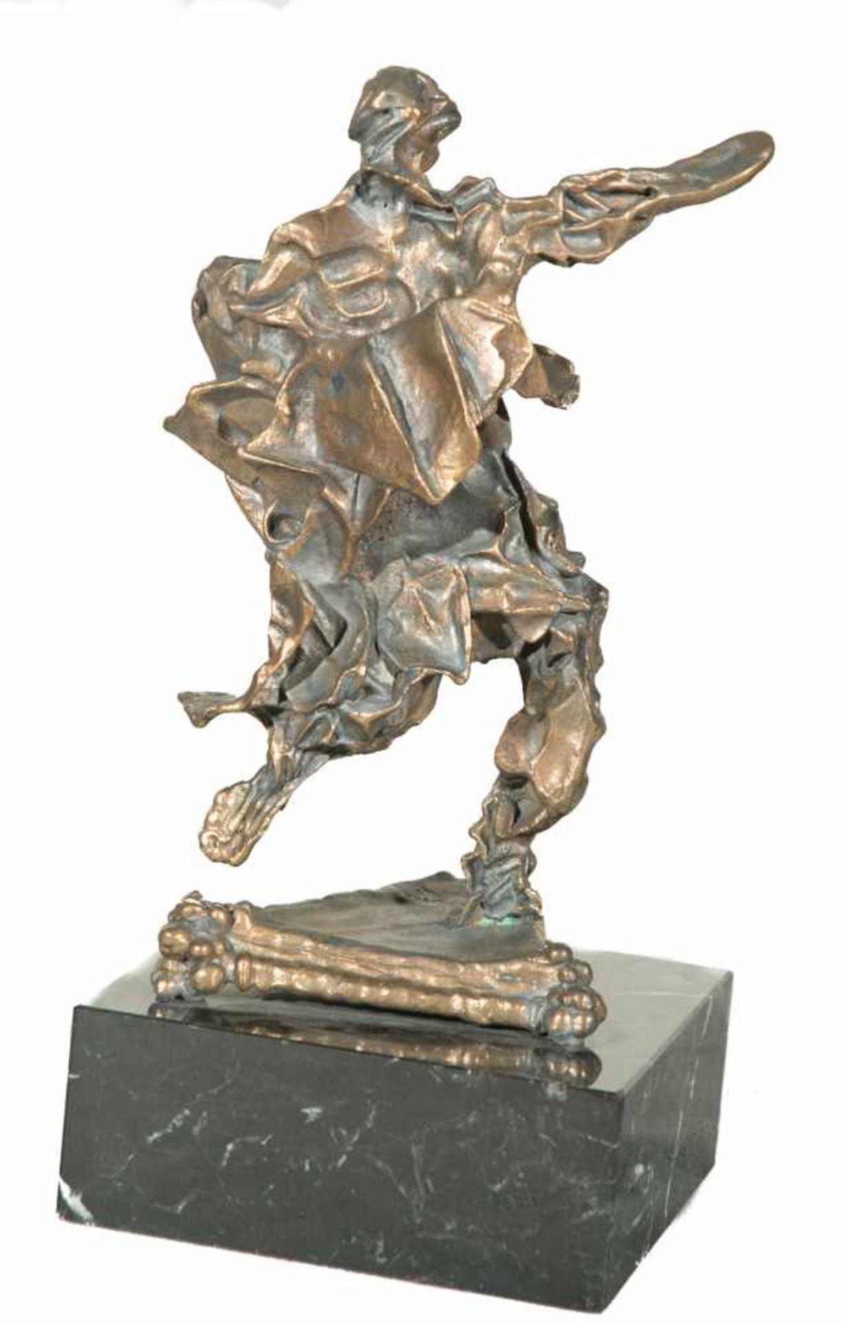 Salvador Dali (Figueres, 1904 - 1989)"Alma del Quijote" (Soul of Quijote)Bronze sculpture. - Bild 3 aus 3