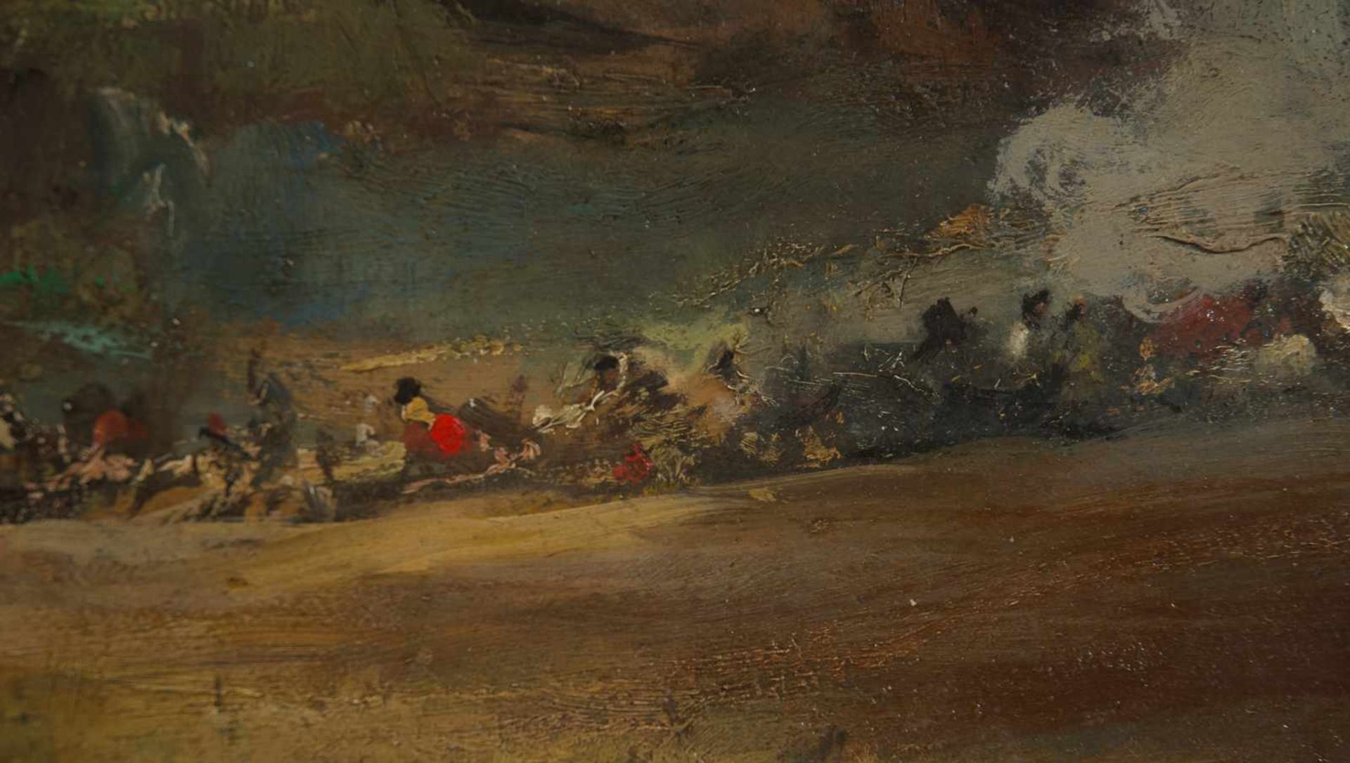 Eugenio Lucas Velázquez (Alcalá de Henares, 1817 - Madrid, 1870)Oil on canvas. Signed and dated - Bild 3 aus 3