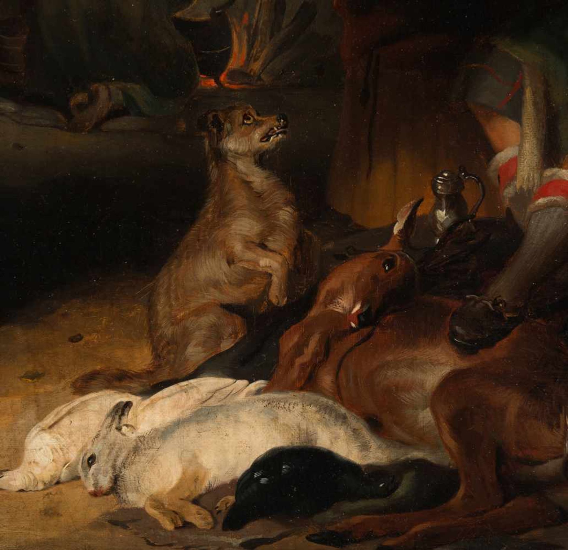 Sir Edwin Henry Landseer (London, 1802 -. 1863)Pair of oils on canvas. Both signed E. L. 44 x 54 cm. - Bild 6 aus 10