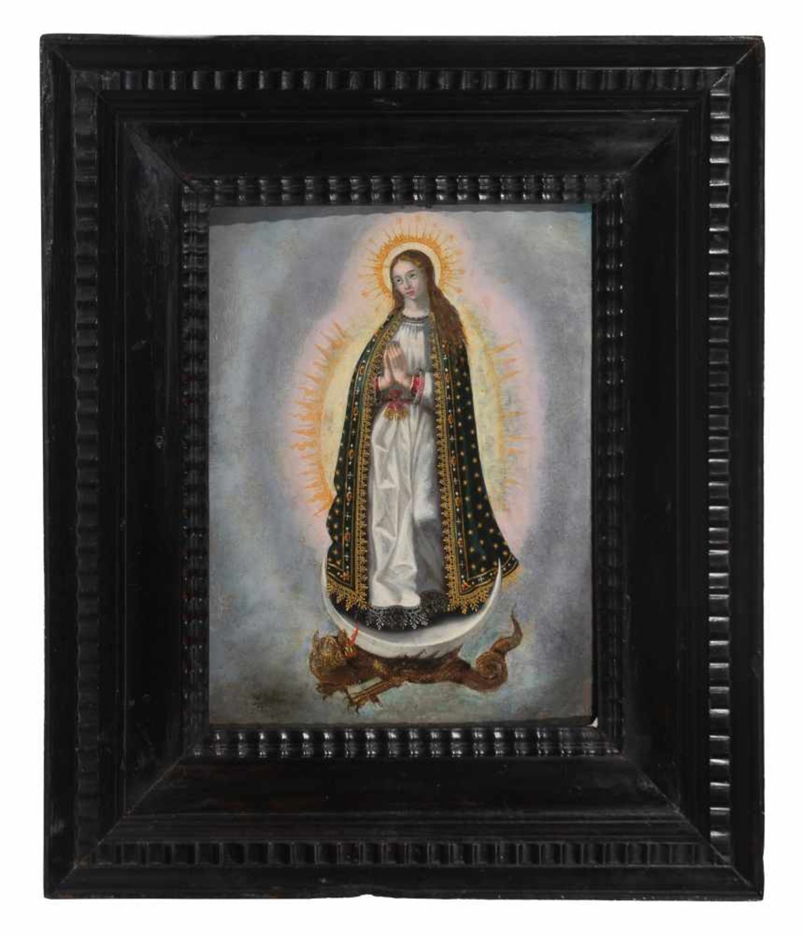 Fray Juan Sánchez Cotán (Orgaz, Toledo, 1560 - Granada, 1627)"Immaculate Conception"Oil on board. 33 - Bild 6 aus 7