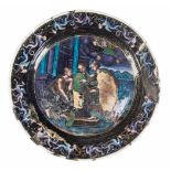 Enamelled copper plate. Limoges. France. Sixteenth century. Possibly from the workshop of Jean Court