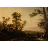 17th century Dutch School "Landscape"Oil on canvas. 49 x 70 cm.- - -22.00 % buyer's premium on the