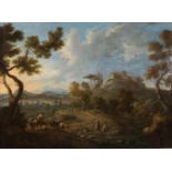 European School of the second half of the 18th century"Italian landscape"Oil on canvas. 76 x 102 cm.