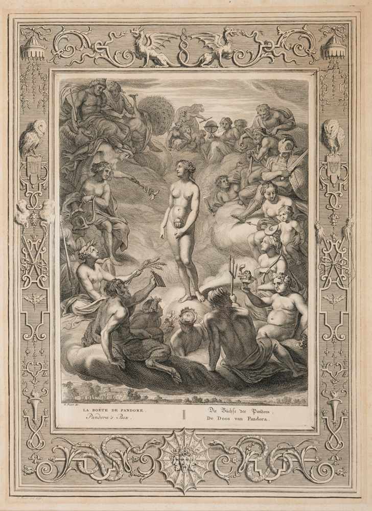 Bernard Picart (Paris, 1673 - Amsterdam, 1733)"Metamorphosis of Ovid"Set of six engravings. Plate - Image 4 of 6