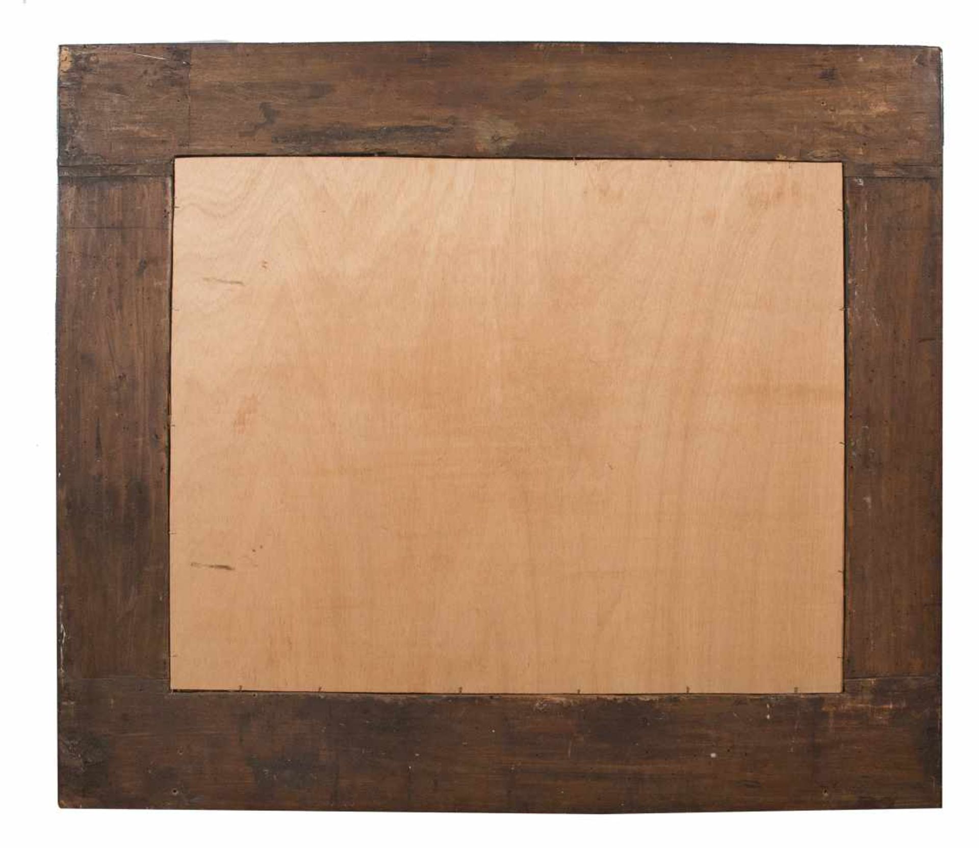 Large mirror with imposing mahogany frame. Imperial period. Circa 1800.106 x 121 cm.- - -22.00 % - Bild 3 aus 3