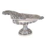 Embossed and chased silver incense burner. Marked. Possibly Italian. 17th – 18th century. 13,5 x