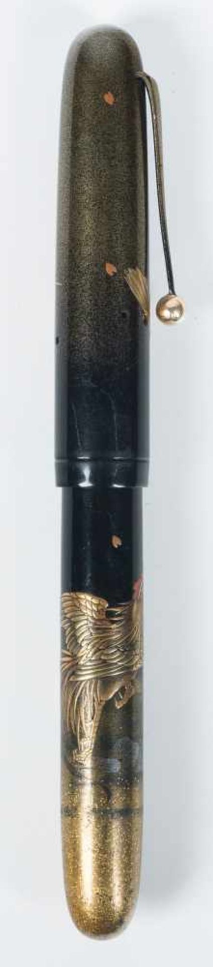 Dunhill Namiki fountain pen. Circa 1930.Signed by the Master lacquer-worker. A beautiful model - Bild 4 aus 10