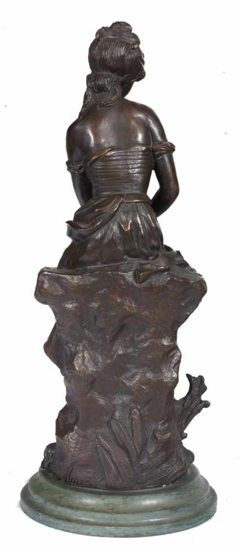 Bronze sculpture. D'après Moreau. France. Circa 1930 - 40.Height with plinth: 41 cm.- - -22.00 % - Bild 2 aus 3