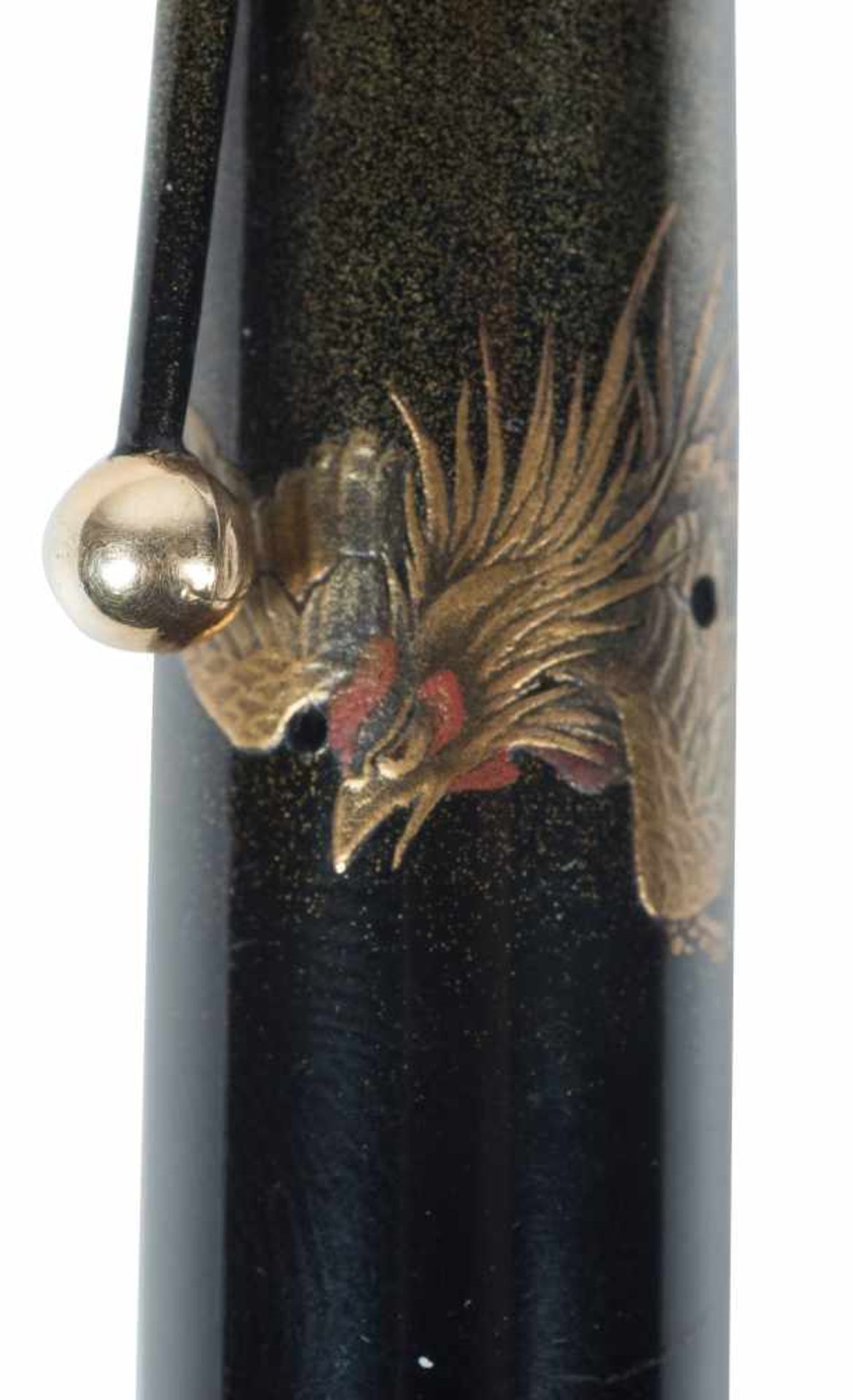 Dunhill Namiki fountain pen. Circa 1930.Signed by the Master lacquer-worker. A beautiful model - Bild 7 aus 10