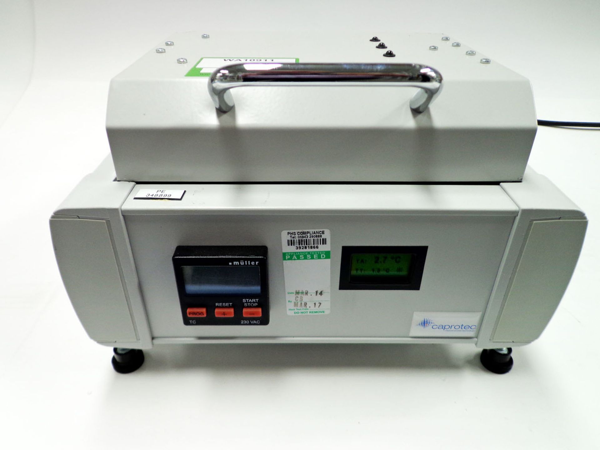 Caportec Protein Detector, S/N 12117.