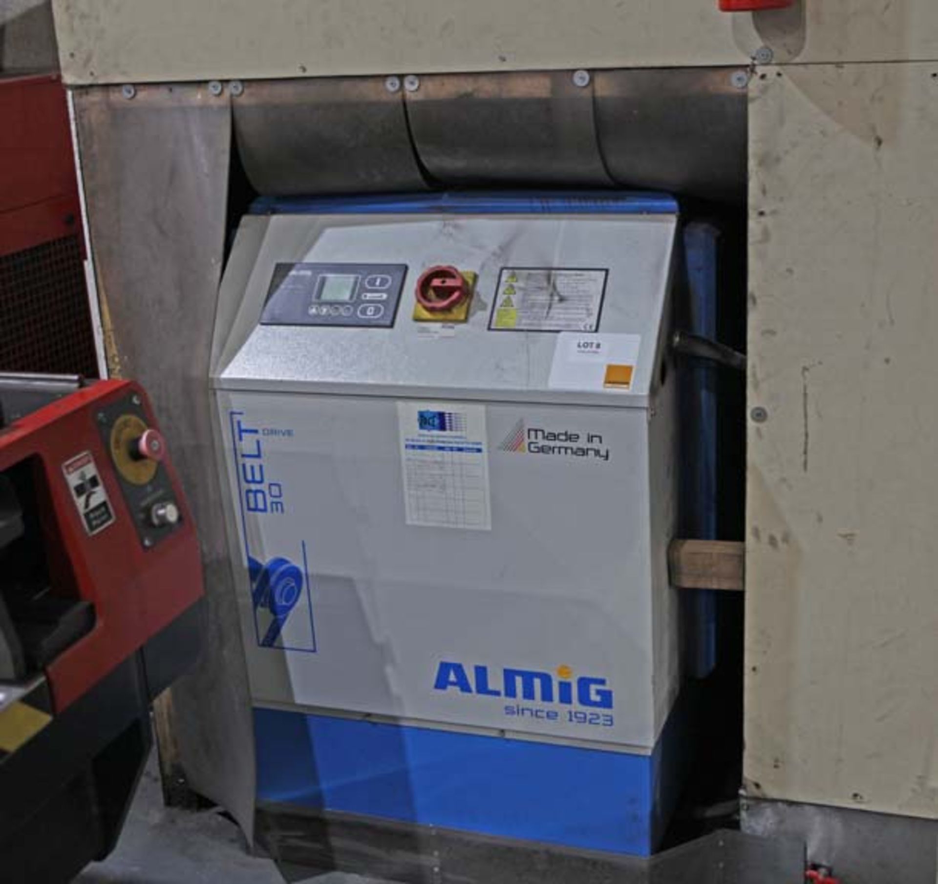 ALMIG Belt Drive 30 Compressor with Vertical store tank and Air Drier