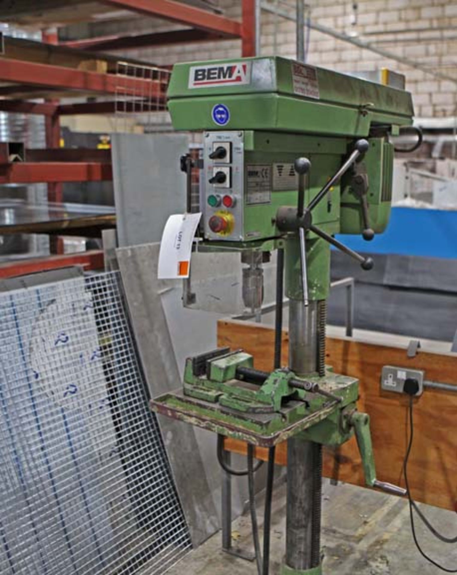 BEMA MG40 Pedestal Drill Sn 7016 Jan 2001