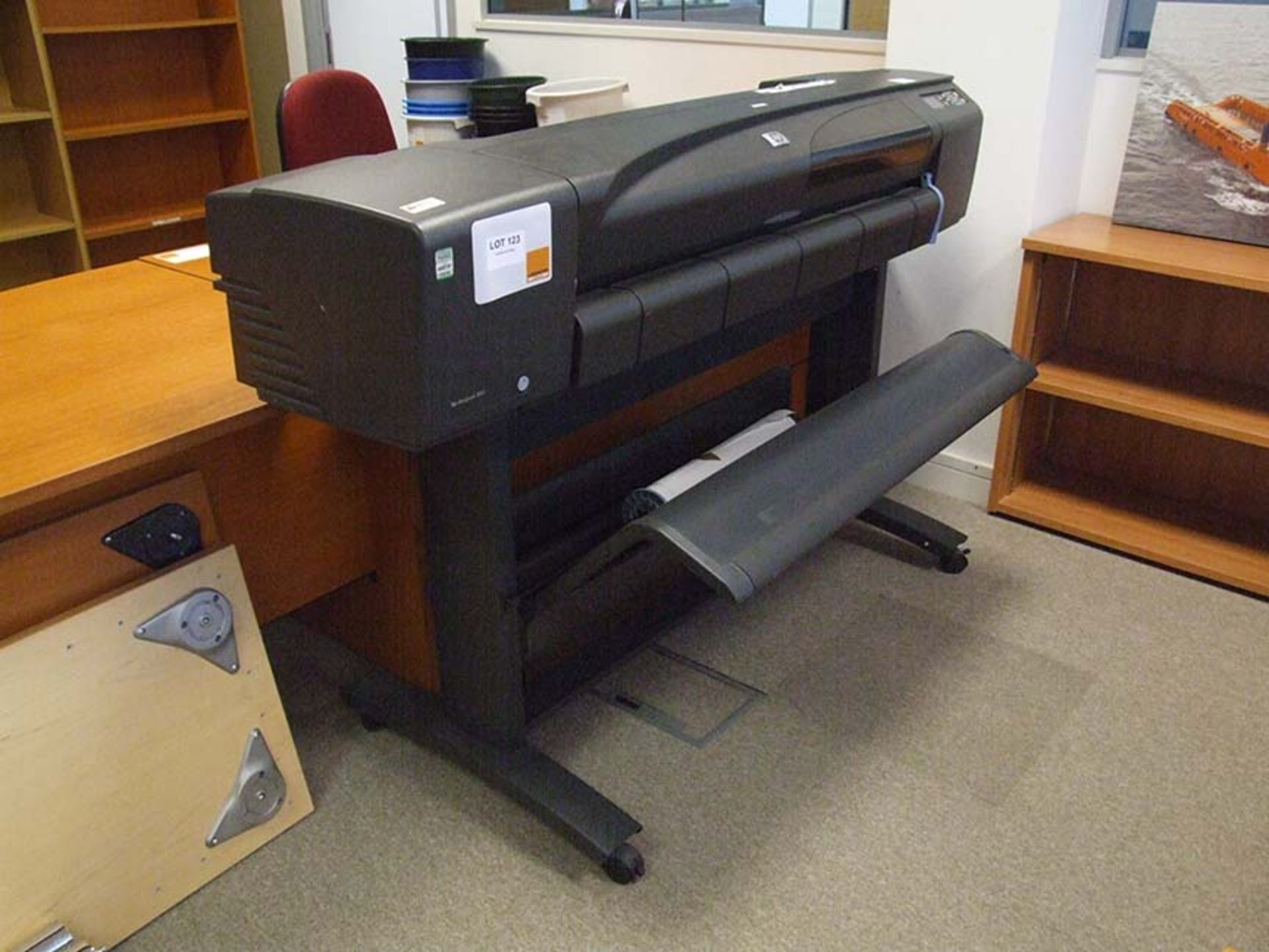 HP Designjet 800 wide format printer with network card