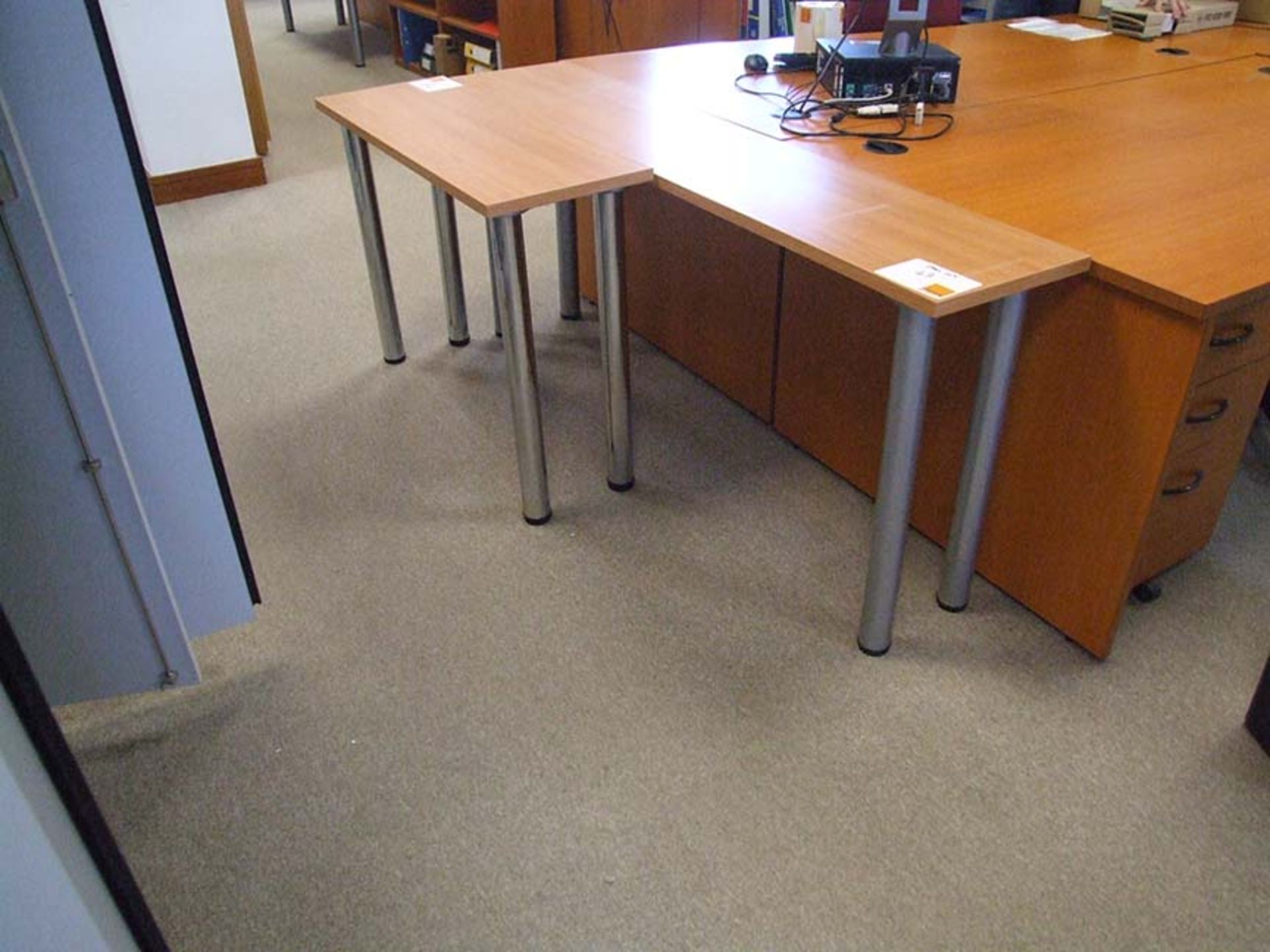 3 Office Tables 1800 wide and 1750 wide with another 1200 wide