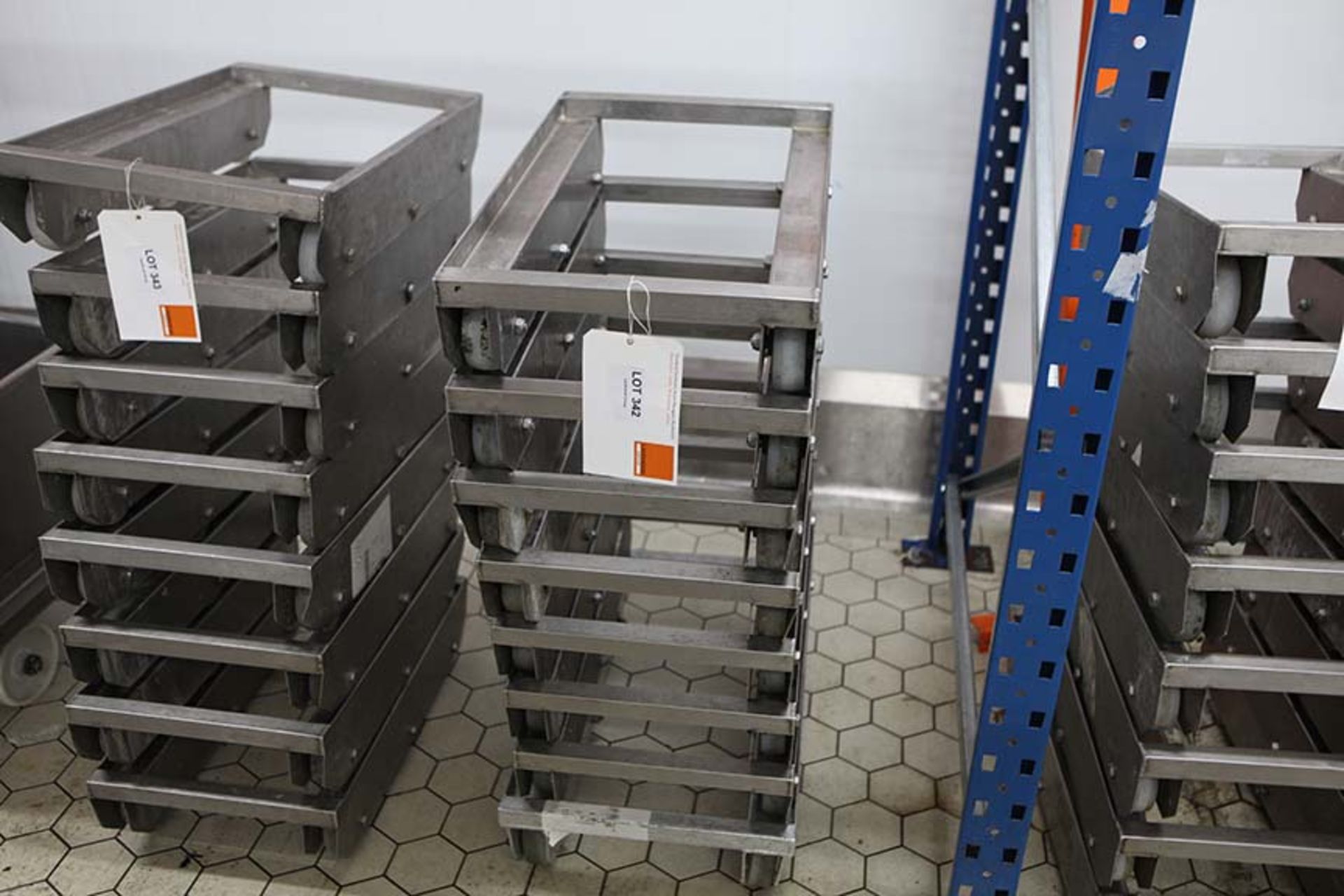 8 Stainless Steel Tray carts