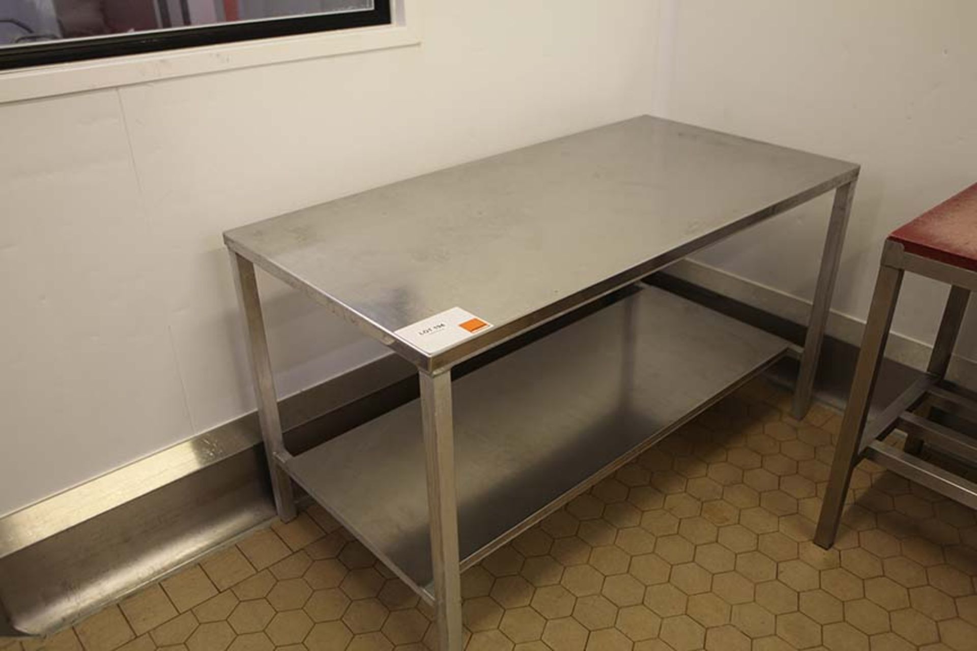 Stainless Steel top table 1500 x 745 mm