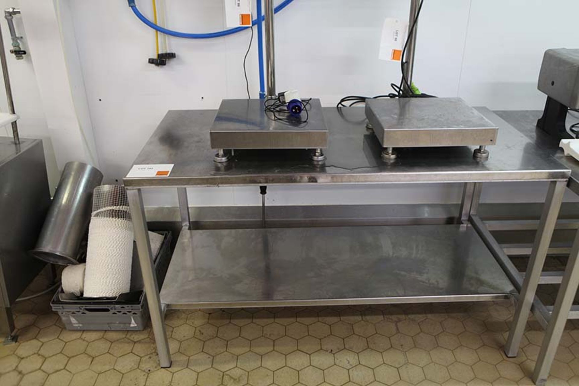 Stainless Steel top table 1500 x 745 mm