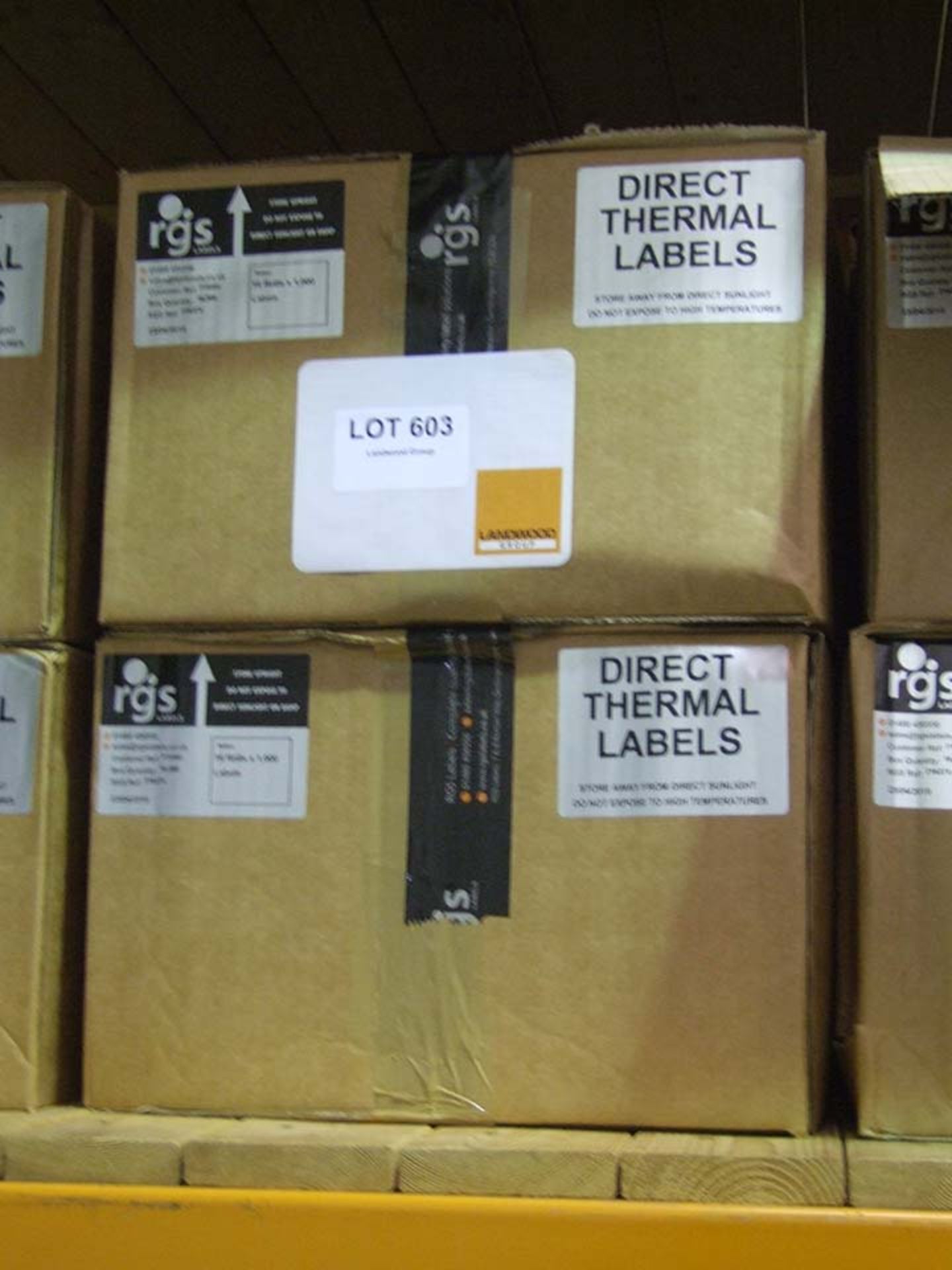4 Boxes of Direct thermal labels 70 x 100