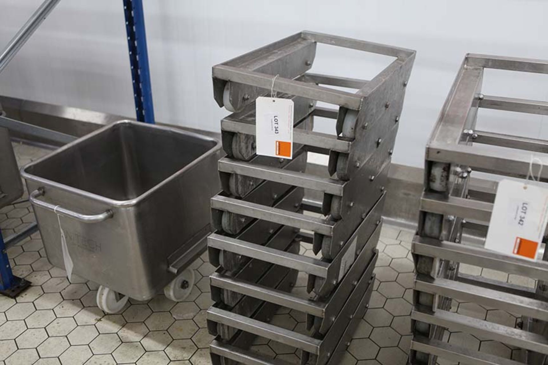 8 Stainless Steel Tray carts
