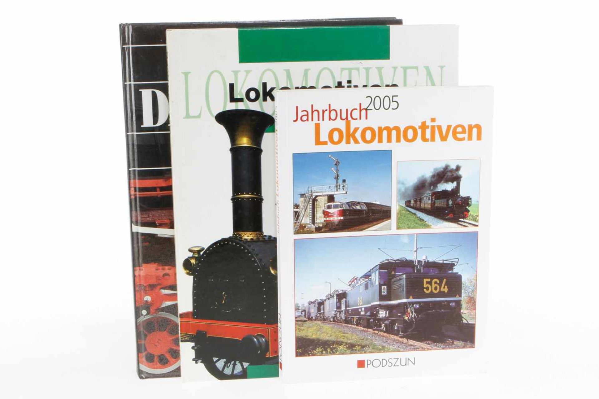 3 Eisenbahnbücher "Die Super Dampfloks der Welt", "Lokomotiven" und "Jahrbuch Lokomotiven 2005",