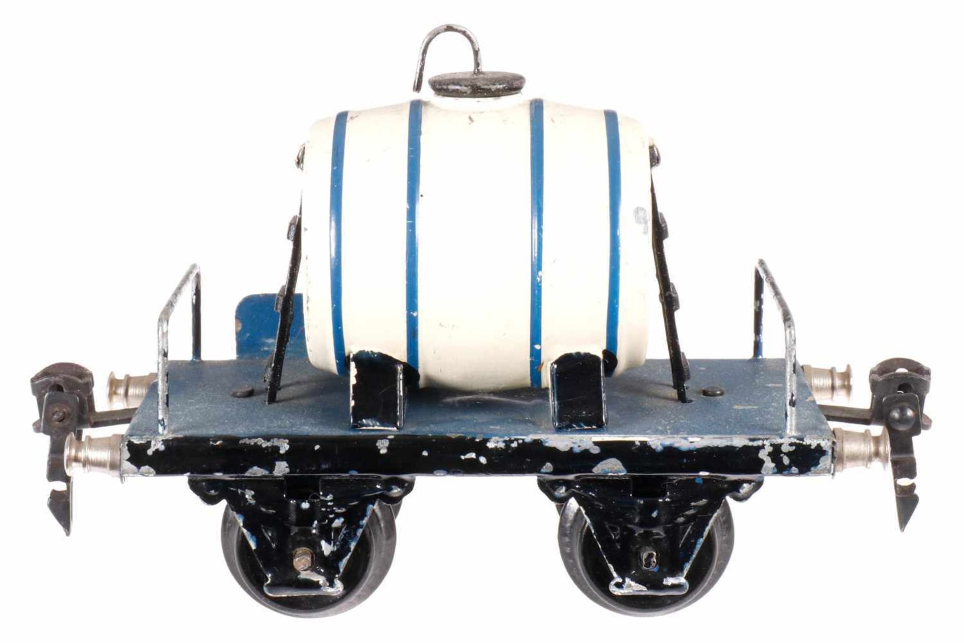 Märklin französischer Weinwagen 1976, S 0, HL, LS an Wagenrahmen, L 13, Z 2-3