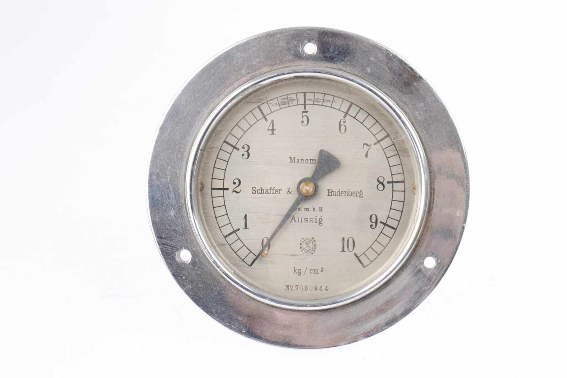 Schaeffer Manometer 708/0944, Durchmesser 14