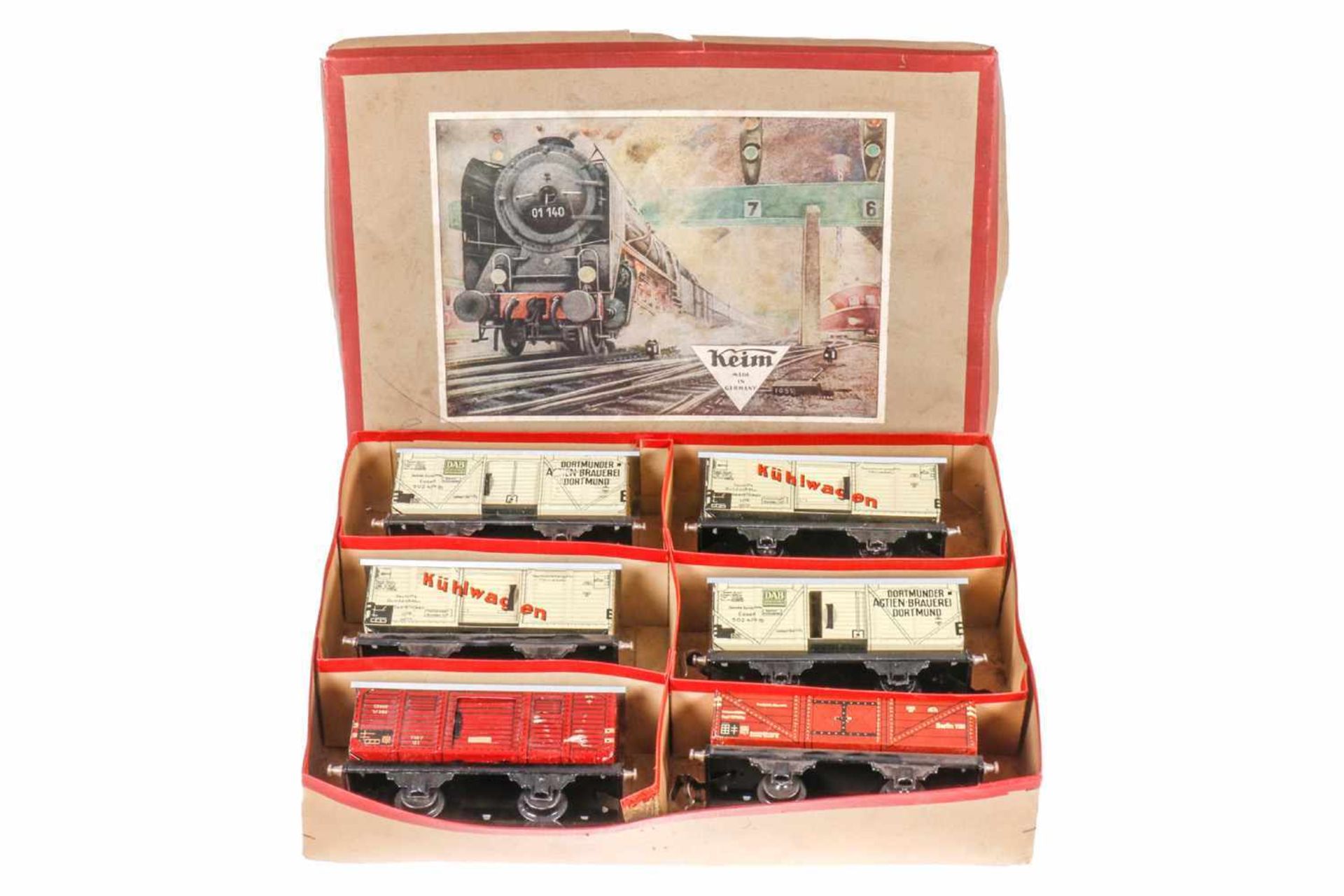 Keim Zugpackung, mit 6 Güterwagen, S 0, CL, L 16,5, OK, Z 1-2