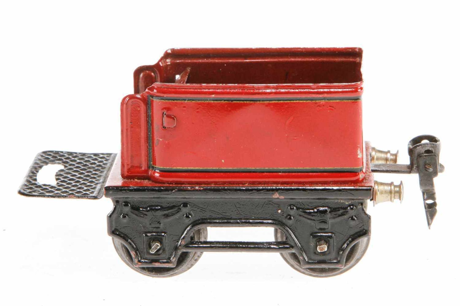 Märklin Tender 979, S 0, rot, LS und Alterungsspuren, L 11, Z 2-3