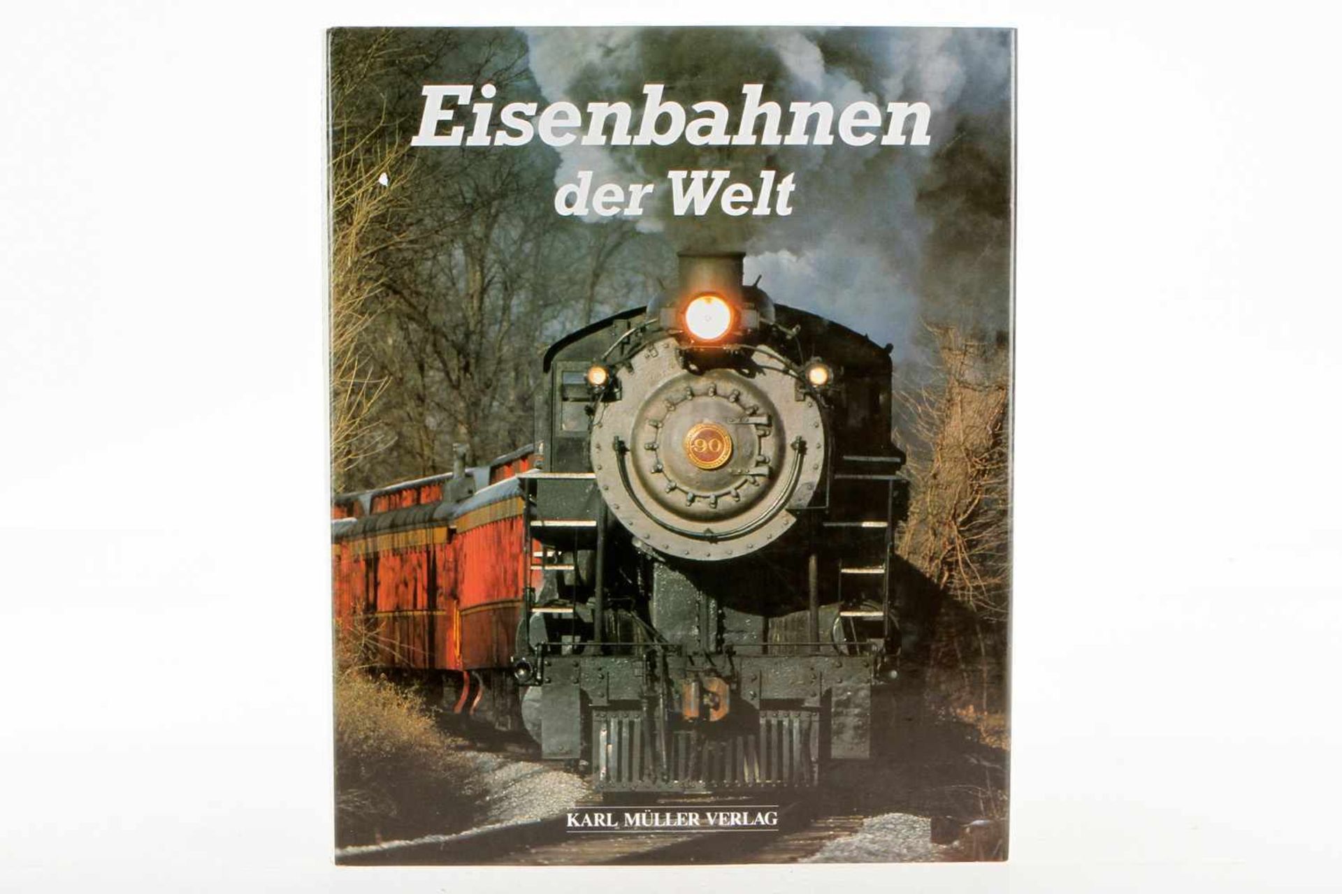Buch "Eisenbahnen der Welt", 1990, 144 Seiten, Alterungsspuren